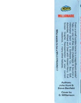 Millionaire (1984)(Incentive)[MILLION] box cover back